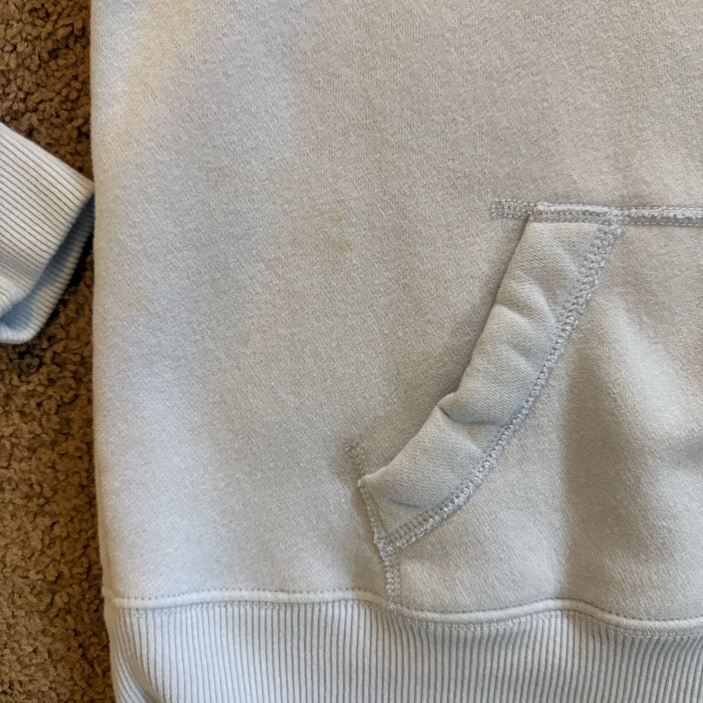 Hollister Light Blue Kids Hoodie - Picture 6 of 7